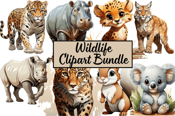 Download Wildlife Clipart Bundle - Bundle Collection