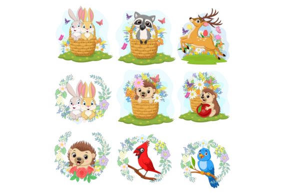 Download Cartoon Autumn Forest Animal Bundle - Bundle Collection