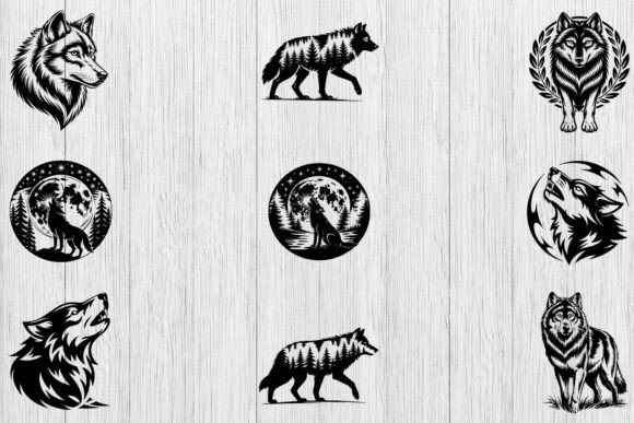 Download Wolf SVG Bundle, Wolf Clipart, Wolf Head - Bundle Collection