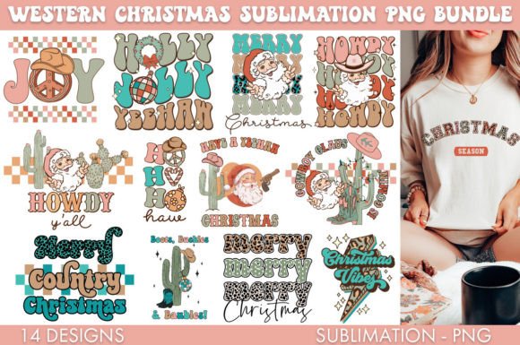 Download Western Christmas Bundle PNG Sublimation - Bundle Collection
