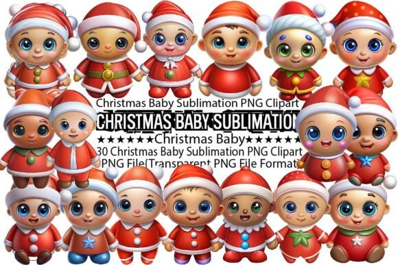 Download Christmas Baby Sublimation Bundle - Bundle Collection