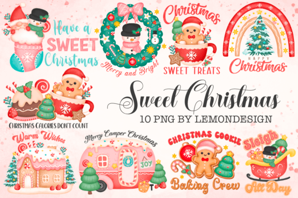 Download Sweet Christmas PNG Sublimation Bundle - Bundle Collection