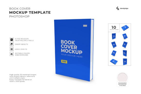 Download Book Cover Mockup Template Bundle - Bundle Collection