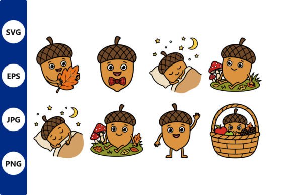 Download Acorn Characters Woodland Bundle - Bundle Collection