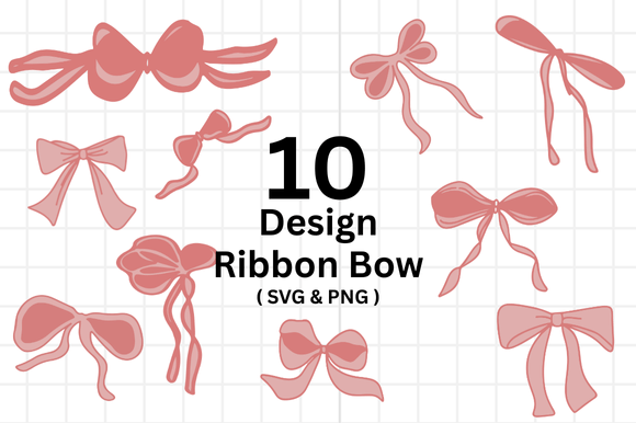 Download Ribbon Bow Svg Bundle Illustration - Bundle Collection