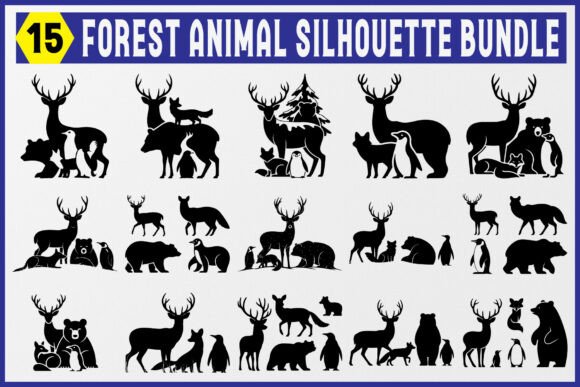 Download Forest Animal Silhouette Bundle - Bundle Collection