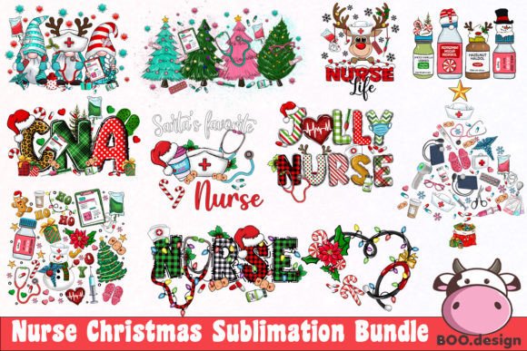 Download Nurse Christmas Bundle PNG - Bundle Collection