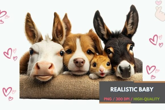 Download Realistic Baby Animal PNG Art - Baby animal png Collection