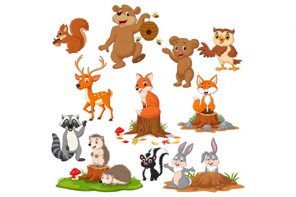 Download Autumn Forest Animal Bundle - Bundle Collection