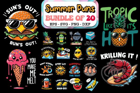 Download Summer Puns SVG Bundle - Bundle Collection