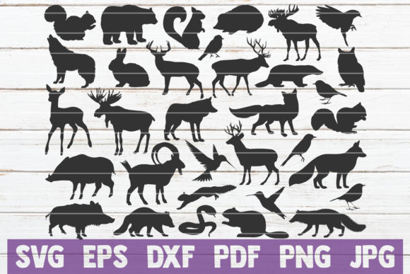 Download Forest Animal Silhouettes Bundle - Bundle Collection