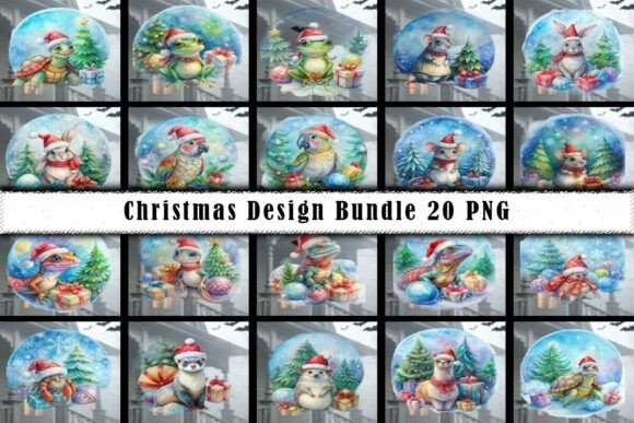 Download Christmas Animals Bundle - Bundle Collection