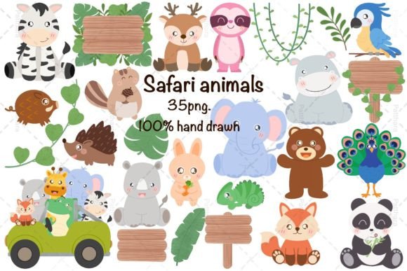 Download Safari Animals Clipart, Baby Animal PNG - Baby animal png Collection