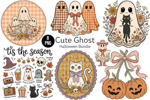 Download Cute Ghost Halloween Bundle - Bundle Collection