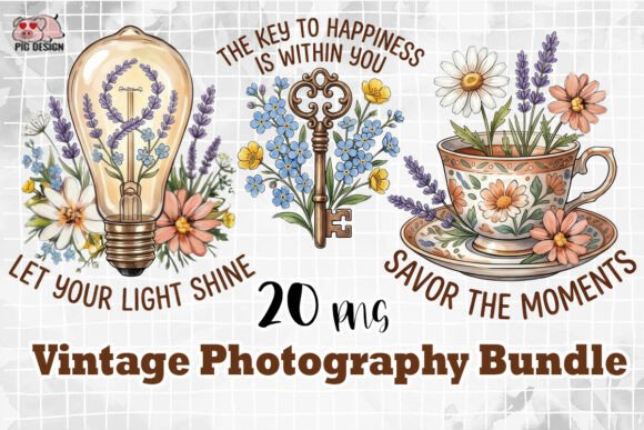 Download Vintage Photography Quotes Bundle PNG - Bundle Collection