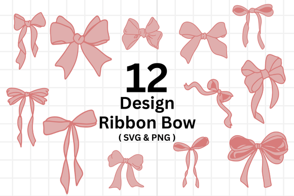 Download Ribbon Bow Svg Bundle Illustration - Bundle Collection