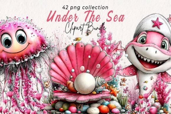 Download Whimsical Under the Sea Clipart Bundle - Bundle Collection