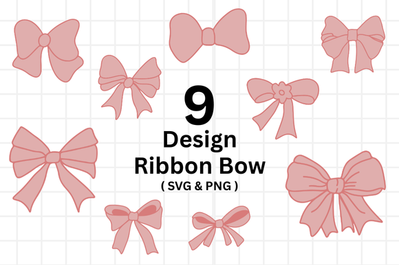 Download Ribbon Bow Svg Bundle Illustration - Bundle Collection