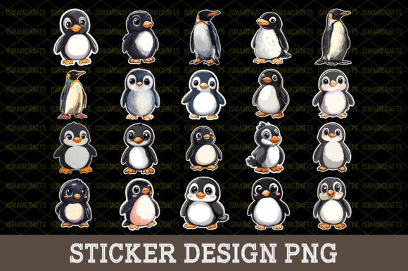 Download Penguin Sticker Bundle PNG - Bundle Collection