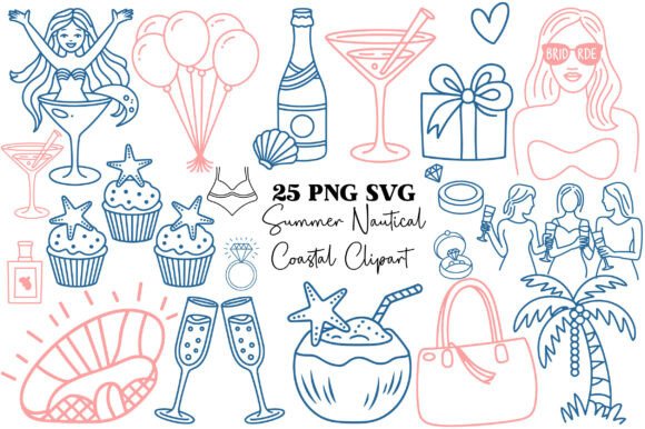 Download Summer Nautical Clipart Bundle - Bundle Collection