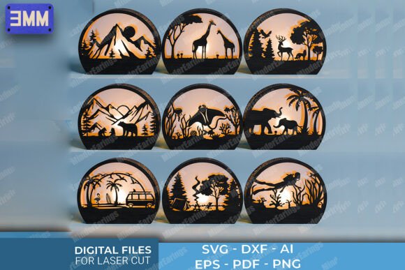 Download Wildlife Dome Lantern SVG Bundle - Bundle Collection