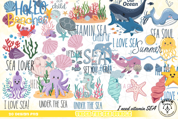 Download Under the Sea Bundle PNG - Bundle Collection