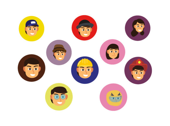 Download Professions Icon Vector Bundle - Bundle Collection
