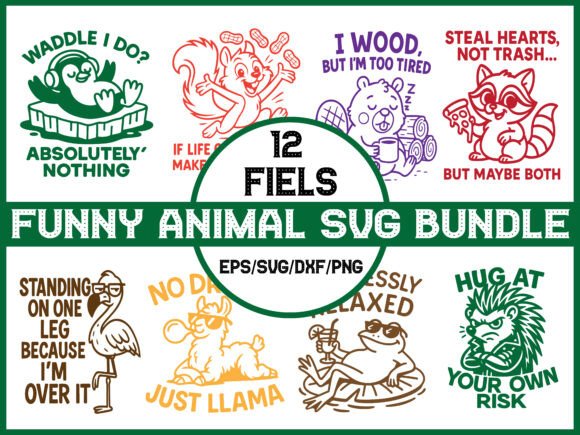 Download Funny Animal Svg Bundle - Premium Resources