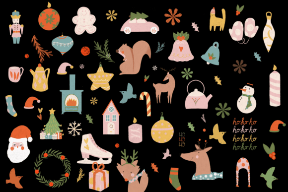 Download Big Christmas Bundle PNG, Clipart, Cards - Bundle Collection