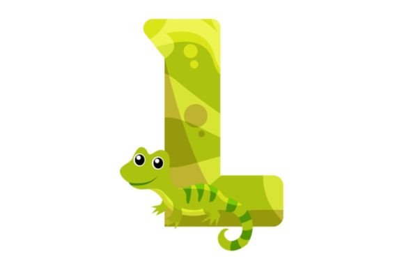 Download Cute Animals "L" Alphabet Letters - Cute animals Collection