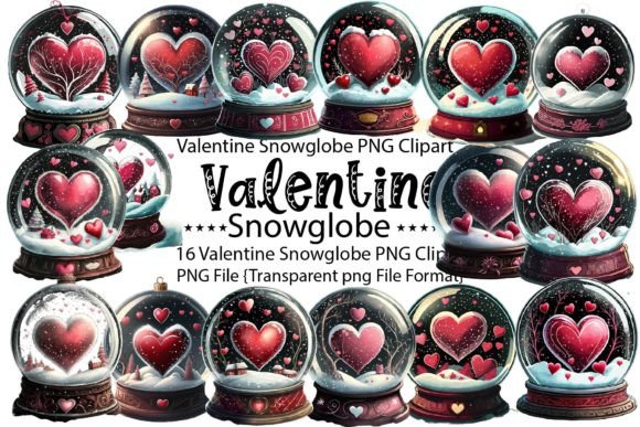 Download Valentine Snowglobe PNG Bundle - Bundle Collection
