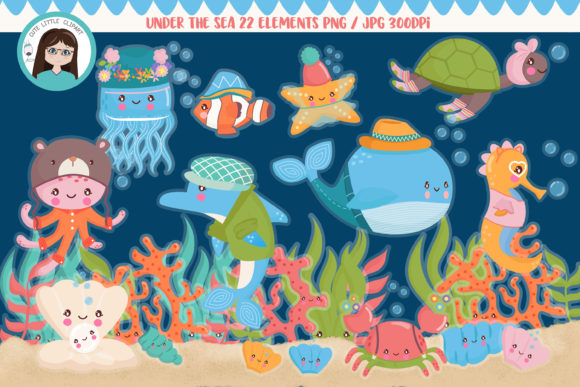 Download Under the Sea Cute Animals - Cute animals Collection